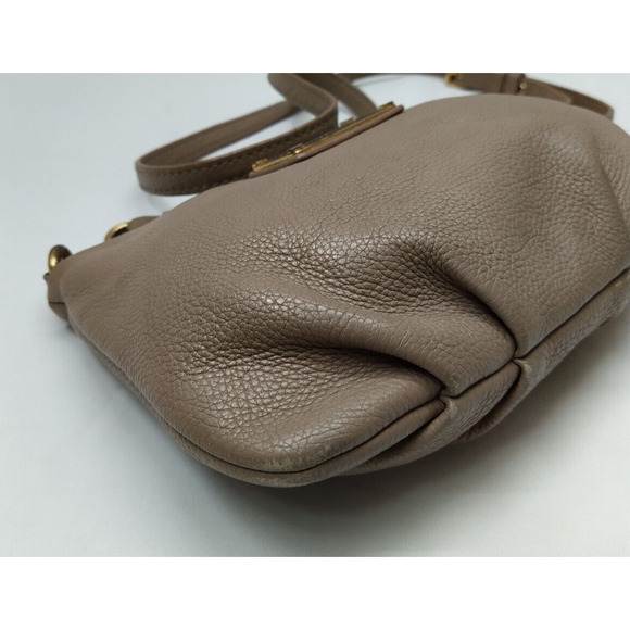 Marc By Marc Jacobs Brown Pebbled Leather Zipper Closure Small Crossbody Bag - Picture 8 of 16